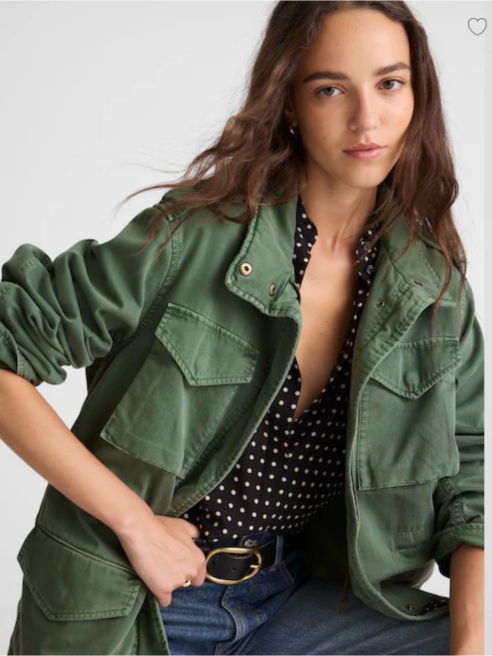 Madewell Oversized Field Jacket Twill NWT
